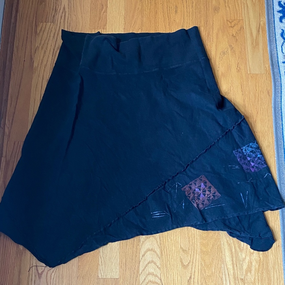 Blue Fish Black and Purple Skirt